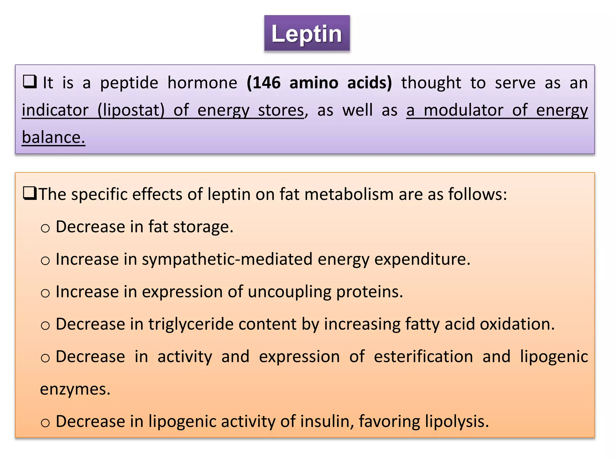Neuroendocrine regulation of energy | PPTX