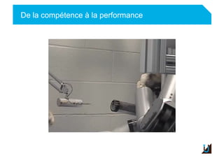 De la compétence à la performance
 
