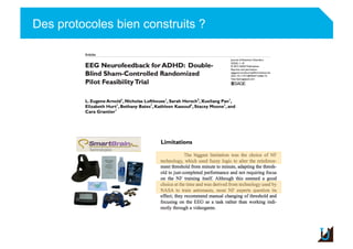 Des protocoles bien construits ?
 