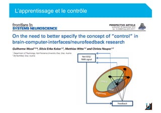 L’apprentissage et le contrôle
Adulte
 