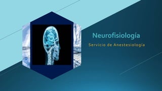 Neurofisiología
Servicio de Anestesiología
 