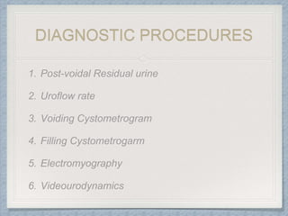 DIAGNOSTIC PROCEDURES