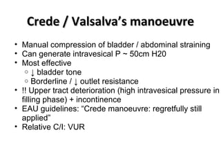 Neurogenic bladder [Dr. Edmond Wong] | PPT