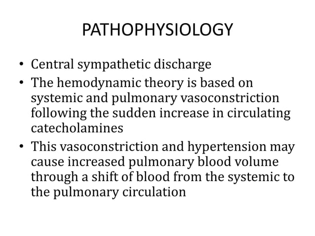 Neurogenic Pulmonary Edema | PPT