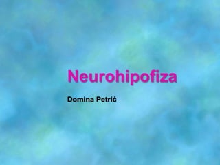 Neurohipofiza
Domina Petrić
 