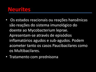 Suspeita de hanseníase   Lesão da pele com alteração da senssibilidade