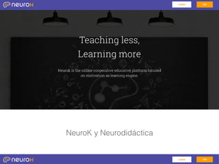 NeuroK y Neurodidáctica
 
