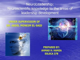NeuroLeadership:
Neuroscientific knowledge to the areas of
leadership development
 