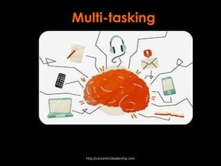 Multi-tasking
http://concentricleadership.com
 