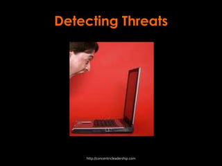 Detecting Threats
http://concentricleadership.com
 