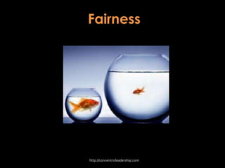 Fairness
http://concentricleadership.com
 