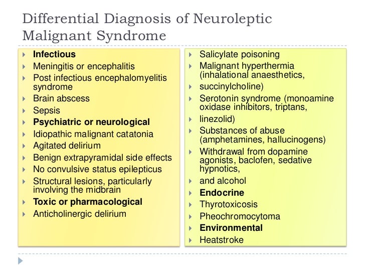 Neuroleptic malignant syndrome 2 Neuroleptic malignant syndrome 2