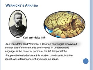 Only articulate sound he could make was “tan”