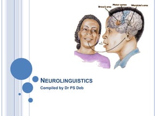 Neurolinguistics Compiled by Dr PS Deb 