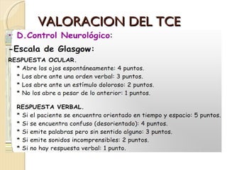 VALORACION DEL TCE 