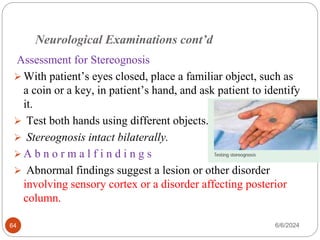 Neuro Coin Neurological assesement.ppt one type of | PPT