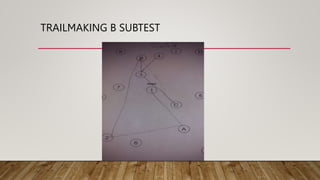 TRAILMAKING B SUBTEST
 