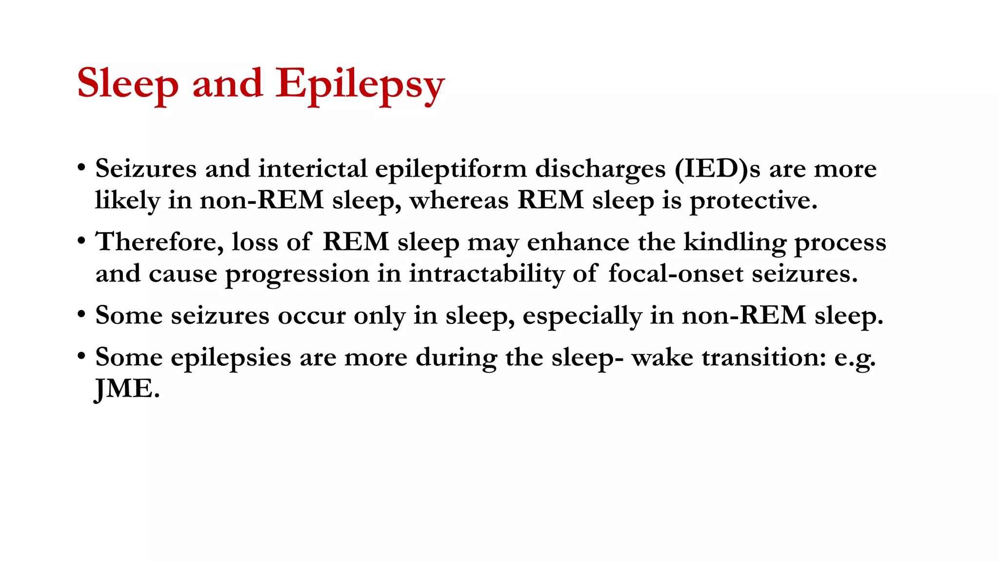Neurological disorders and sleep | PPTX