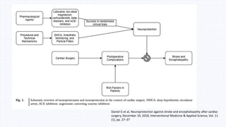 Daniel G et al, Neuroprotection against stroke and encephalopathy after cardiac
surgery, December 10, 2018, Interventional Medicine & Applied Science, Vol. 11
(1), pp. 27–37
 