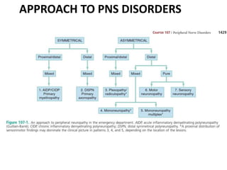 APPROACH TO PNS DISORDERS
 