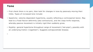 Neurological examination | PPTX