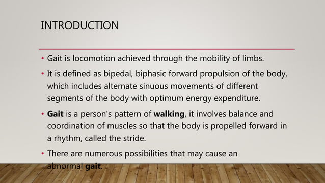 Neurological Gait Rehabilitation | PPTX
