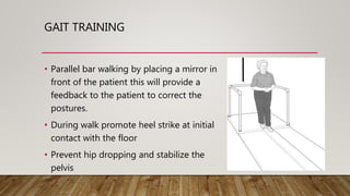 Neurological Gait Rehabilitation | PPTX