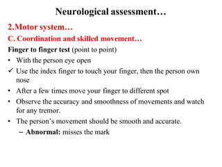 Motor Testing Neuro Comprehensive Neurological Assessment: Mental, Motor, Sensory, and ...