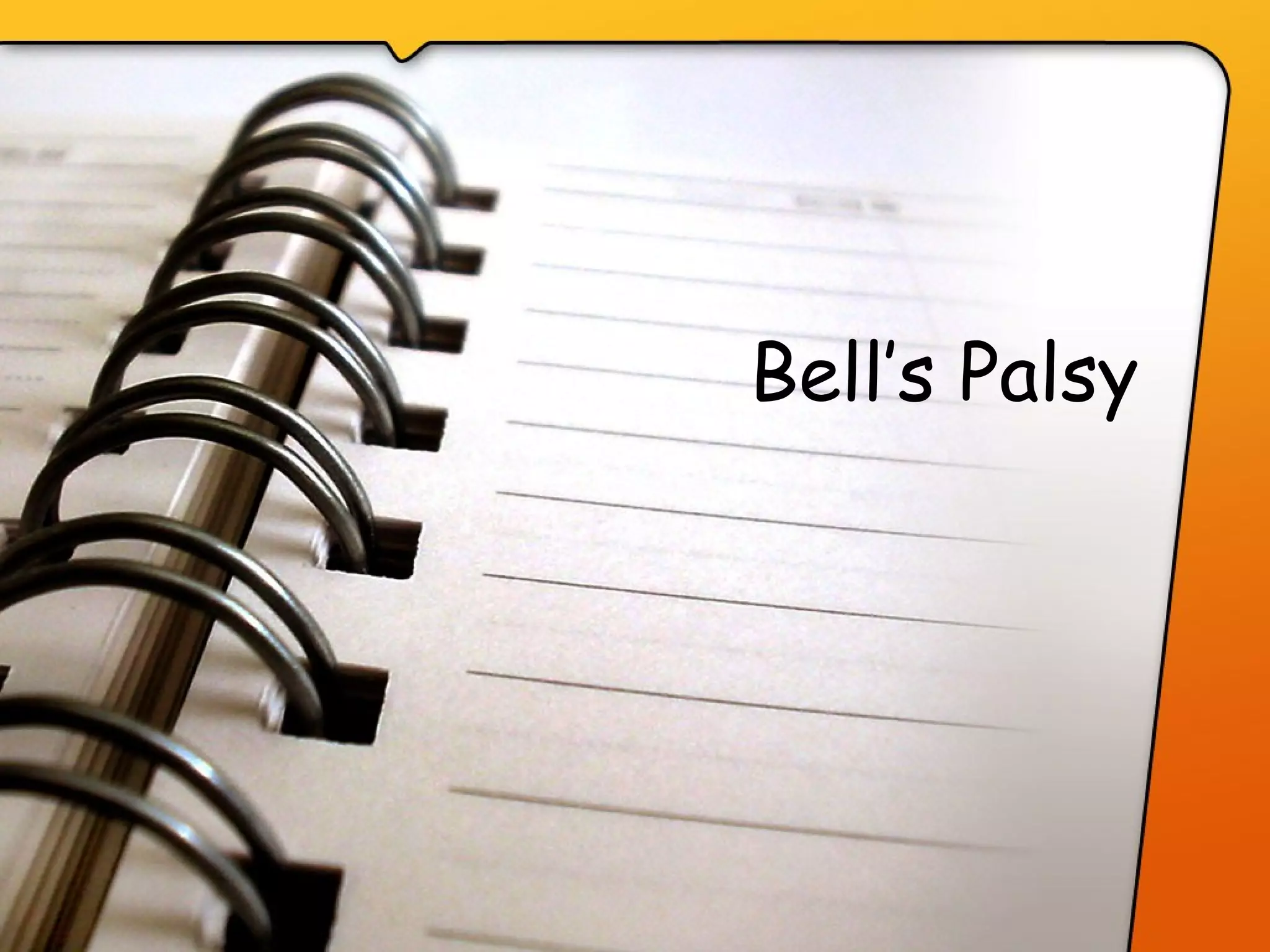 Bell’s Palsy   
