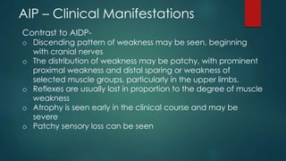 Neurologic manifestations in porphyria | PPTX