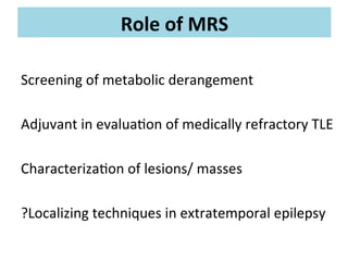 Neurology advanced mr imaging in epilepsy v lai | PDF