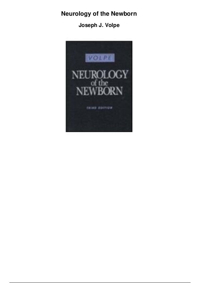 Neurology of the newborn pdf