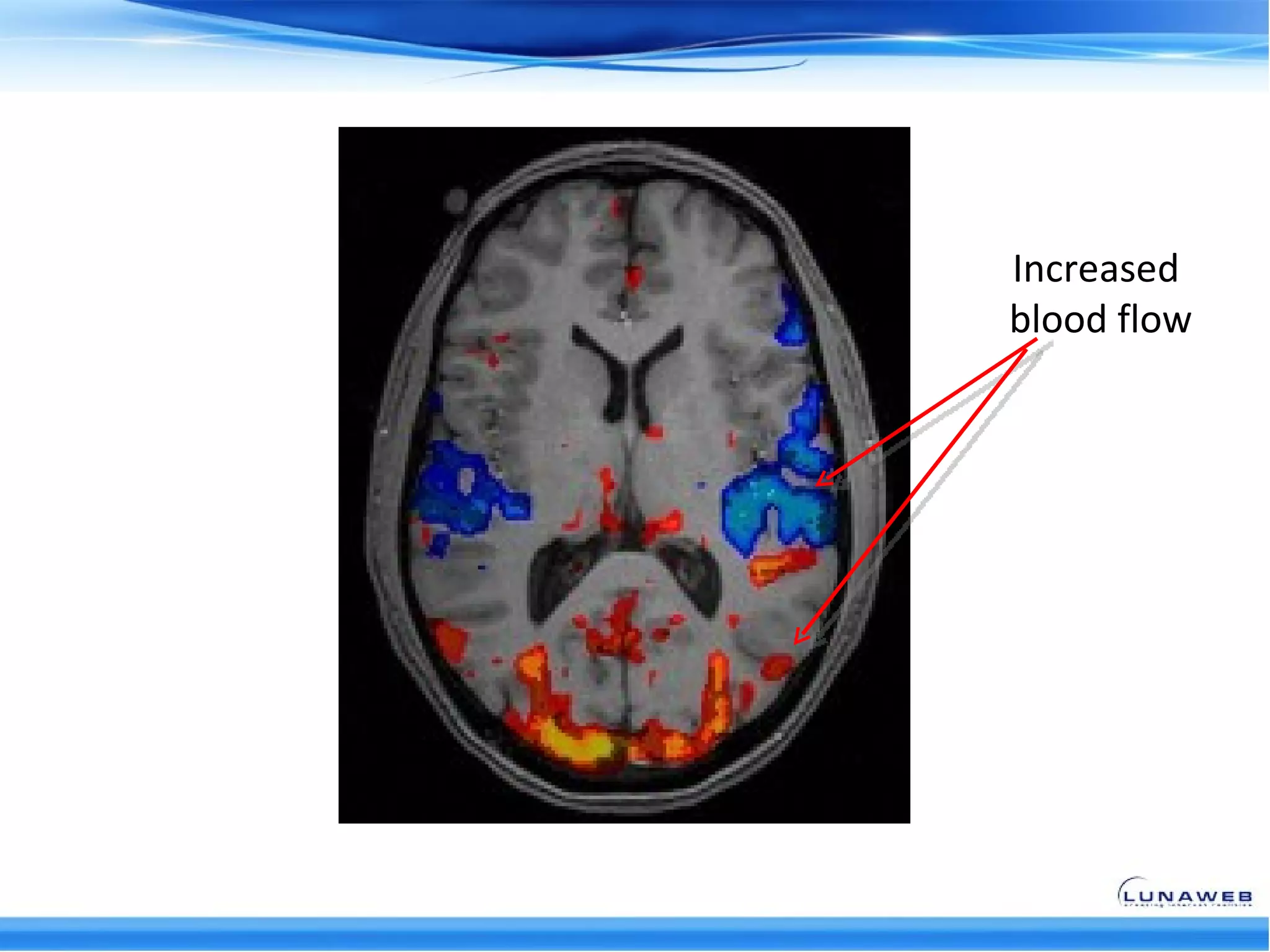 Increased
blood flow
 