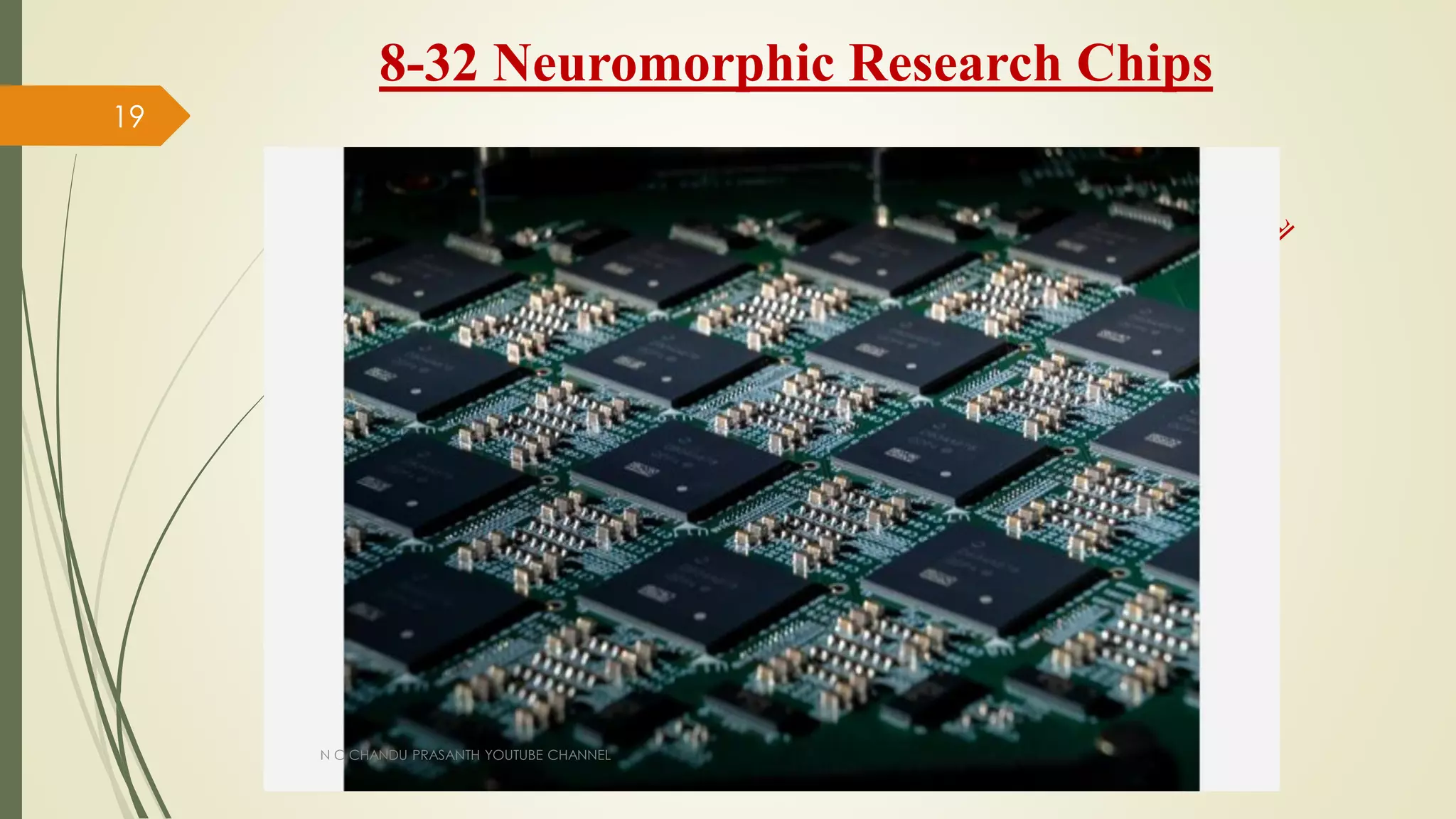 8-32 Neuromorphic Research Chips
N C CHANDU PRASANTH YOUTUBE CHANNEL
19
 