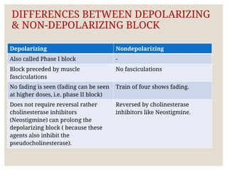 Depolarizing Block neuromuscular_blockers _ pharmacology of drugs used in anesthesia | PPT