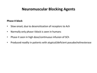 Neuromuscular Blocking Agents and Skeletal Muscle Relaxants (Peripheral ...