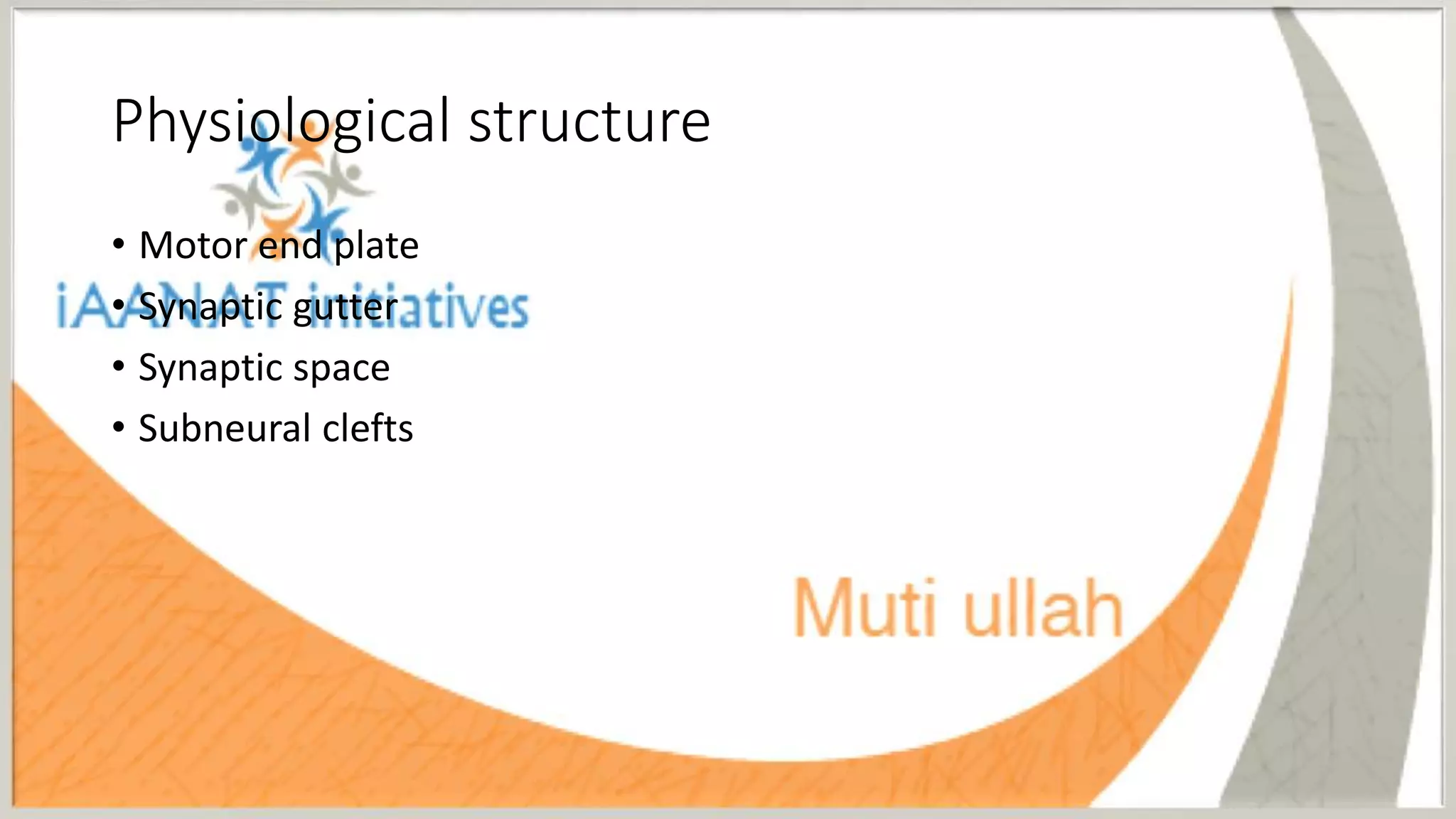 Neuromuscular junctions | PPTX