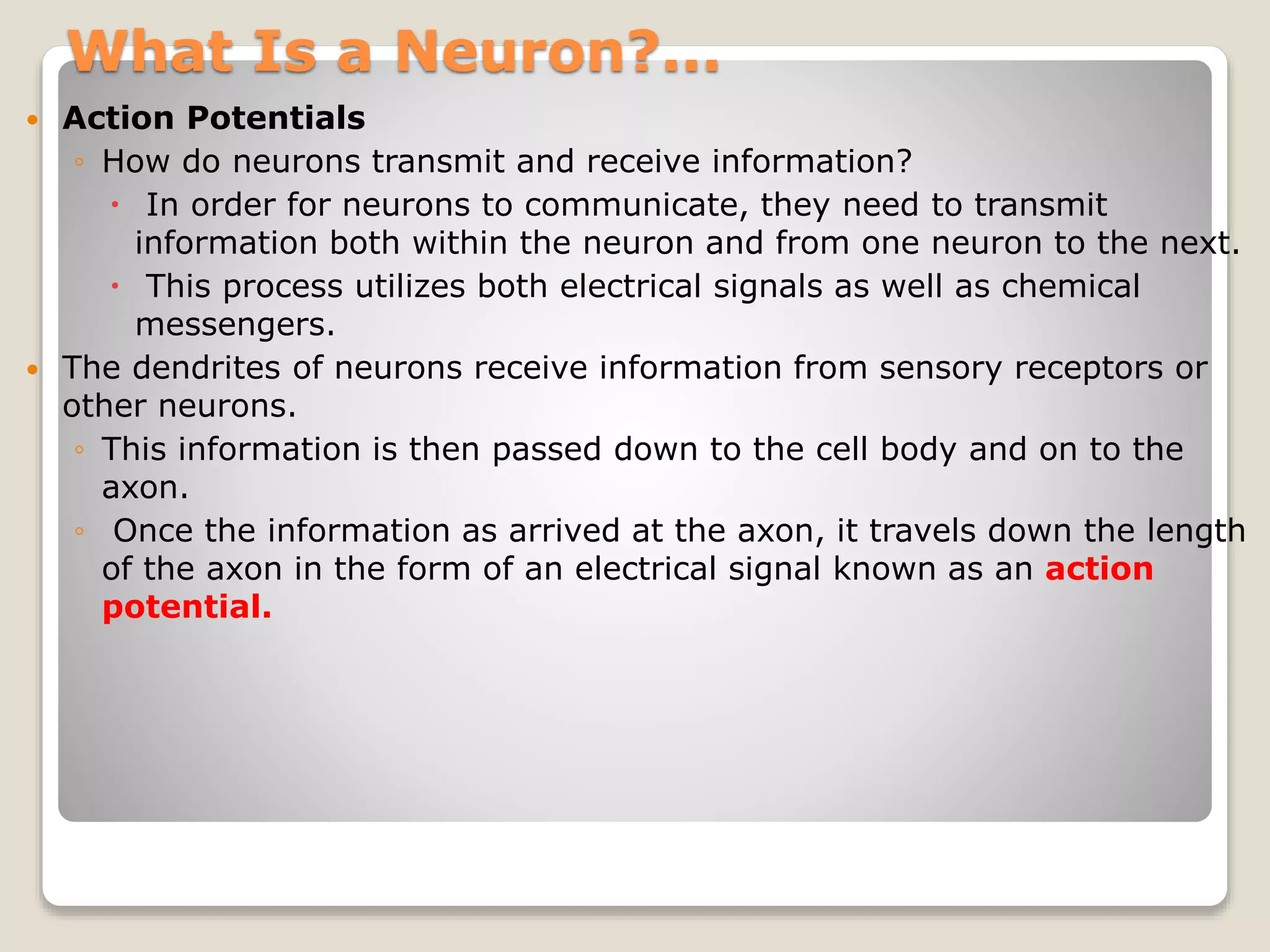 Neurons and its structure | PPTX