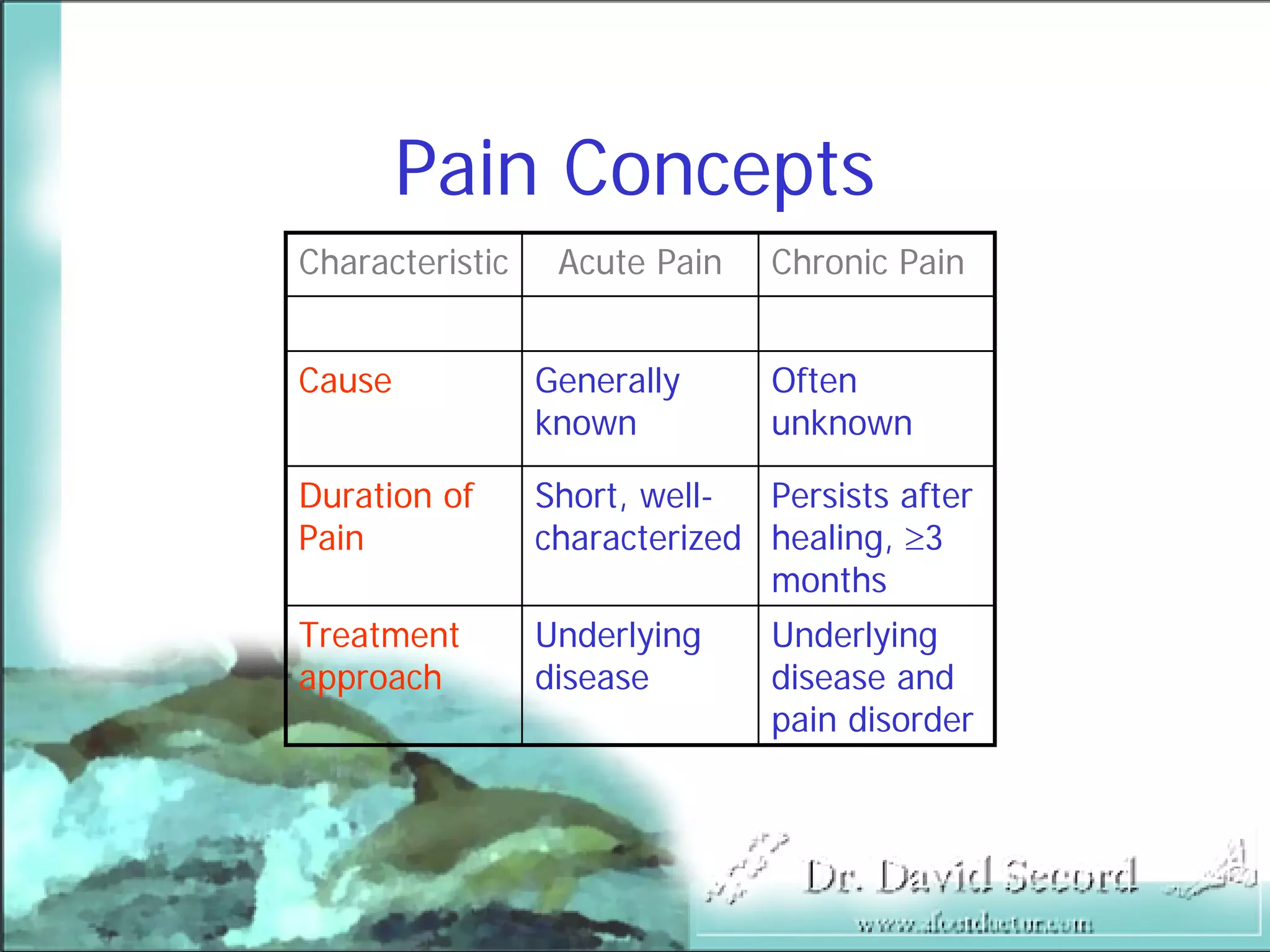 Neuropathic Pain Lecture