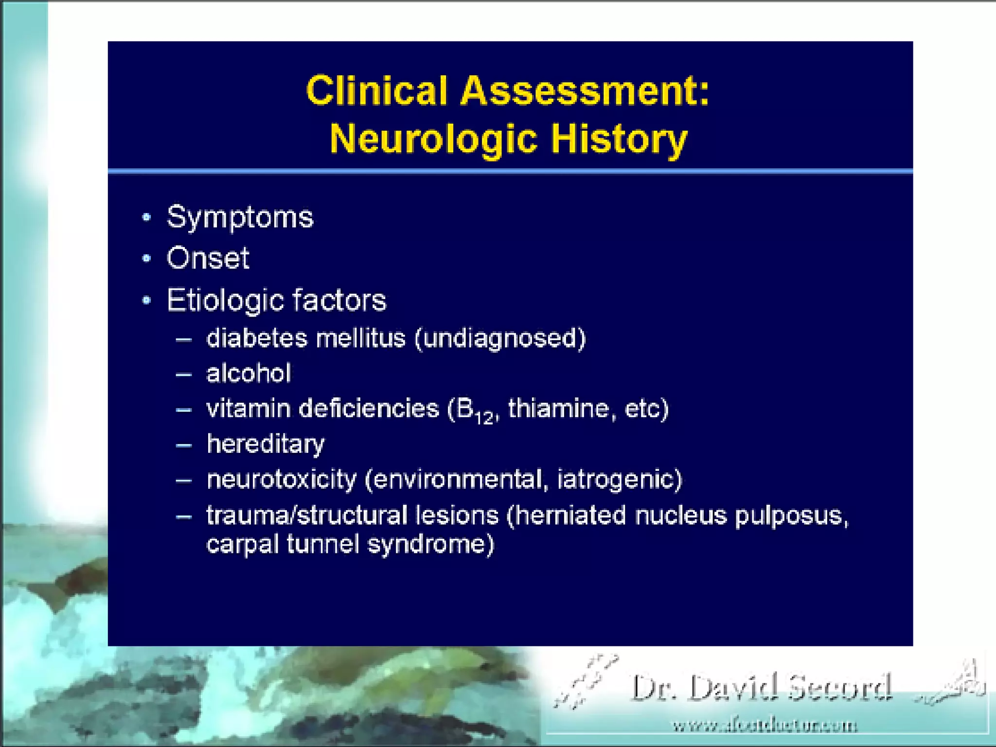 Neuropathic Pain Lecture