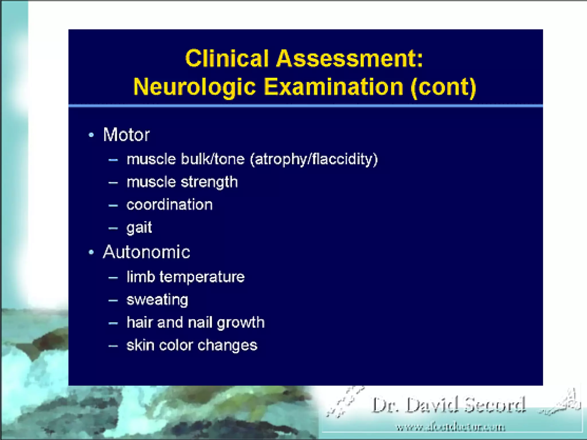 Neuropathic Pain Lecture