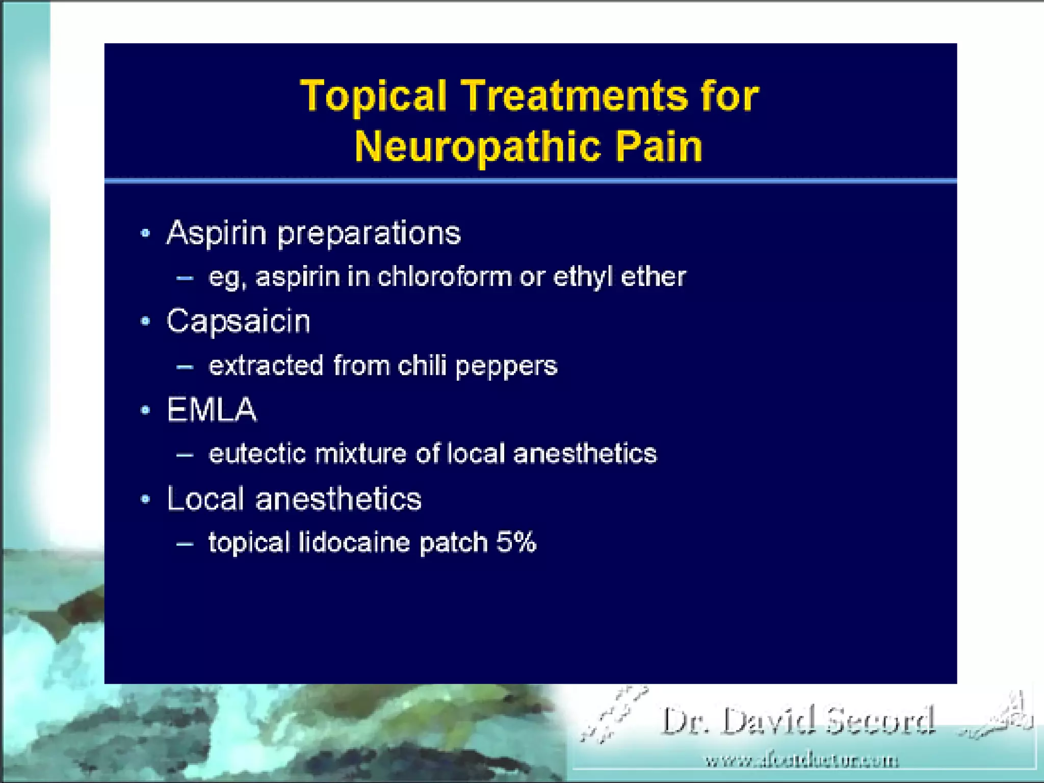 Neuropathic Pain Lecture