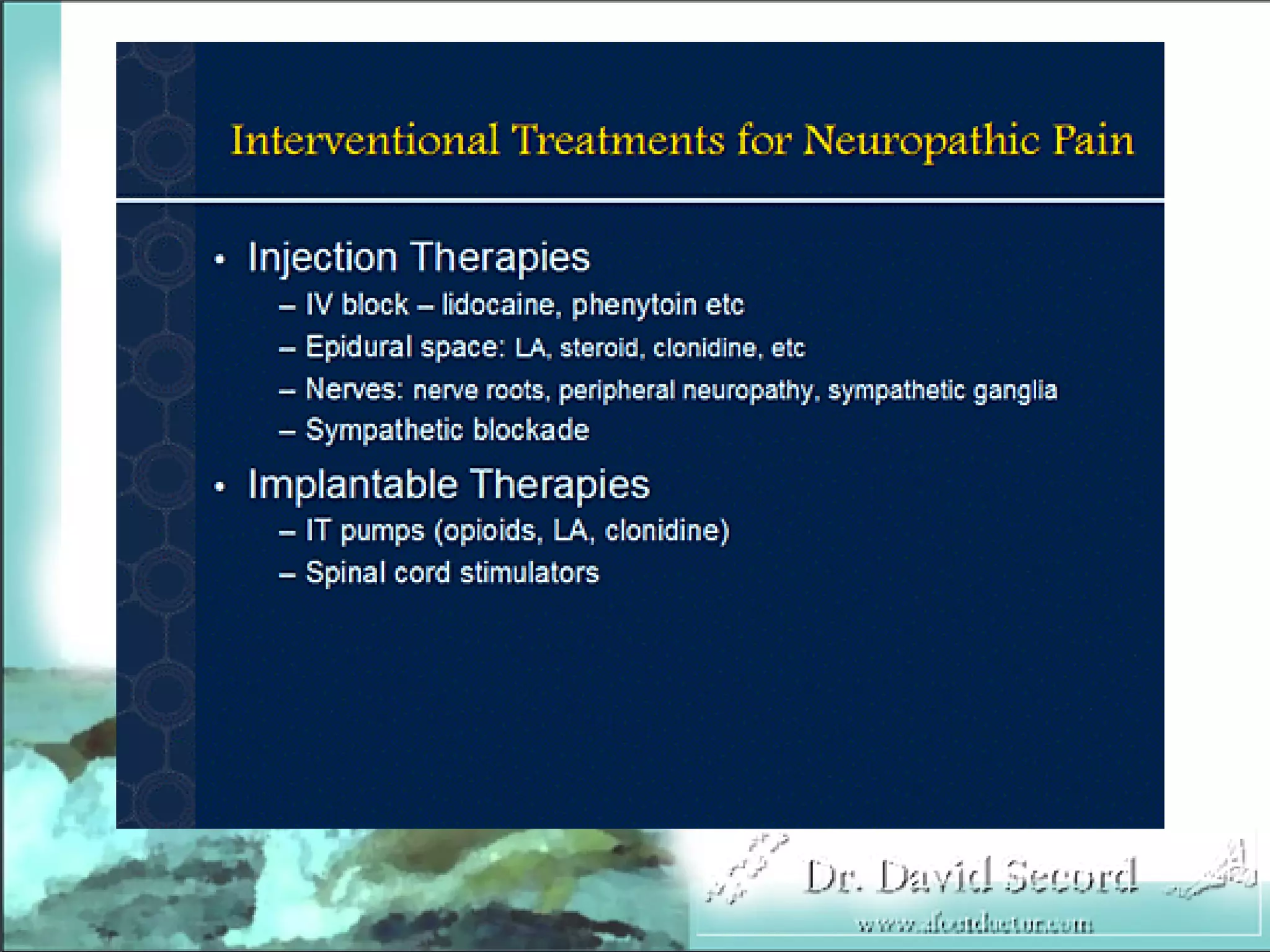 Neuropathic Pain Lecture