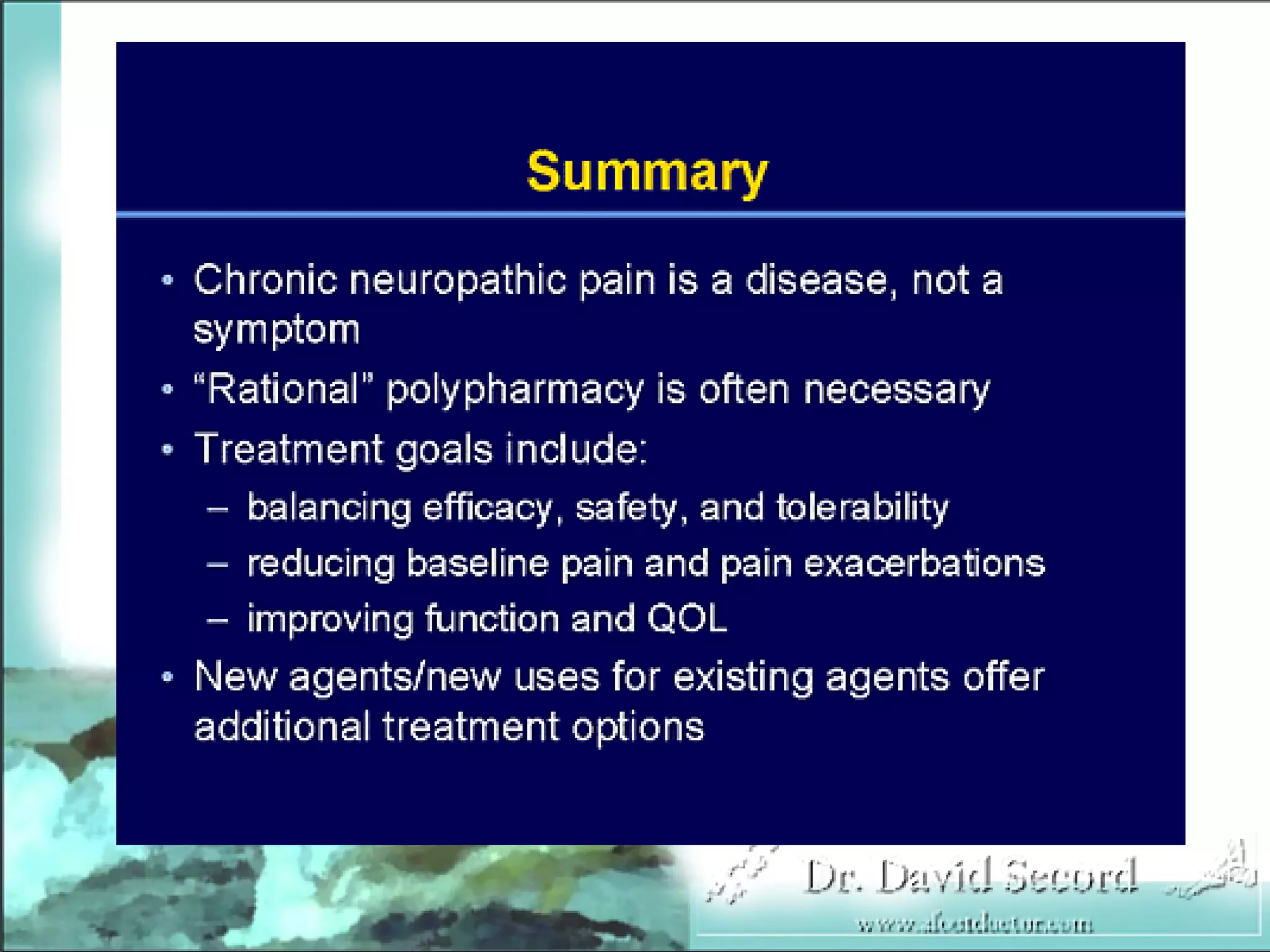 Neuropathic Pain Lecture