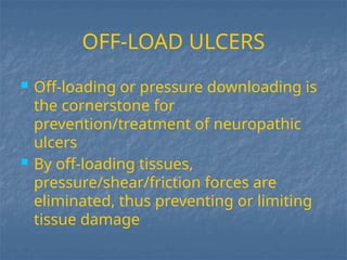 Neuropathic ulcers and diabetic foot ulcer | PPTX