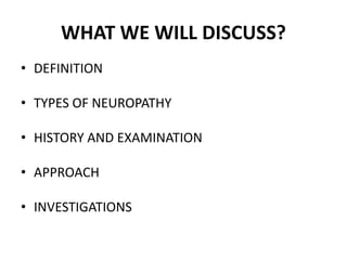 Peripheral Neuropathy final | PPTX
