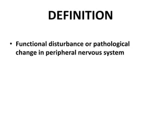 Peripheral Neuropathy final | PPTX