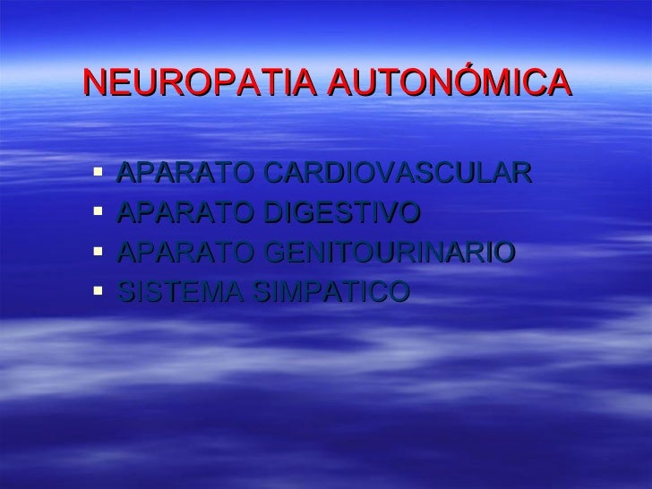 Neuropatia diabetica Neuropatia diabetica