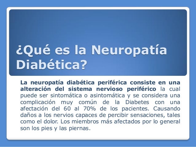 remedios naturales para la neuropatía diabética