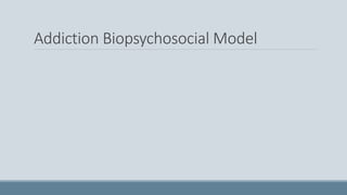 Addiction Model Integrated Behavioral Health: Neuropharmacology of Addiction ...